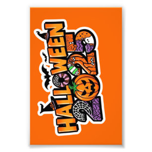 Halloween 2025 Magic – Festive Pumpkin Photo Print