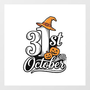 Halloween 31st October Typography Shirt Design_1