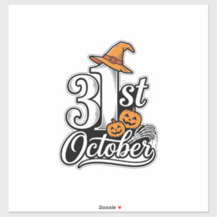Halloween 31st October Typography Shirt Design_1
