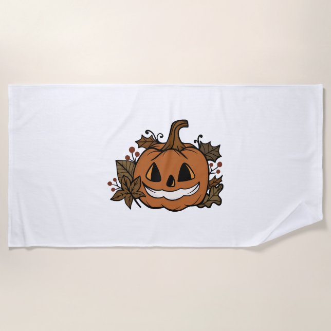 Halloween 3 beach towel (Front)