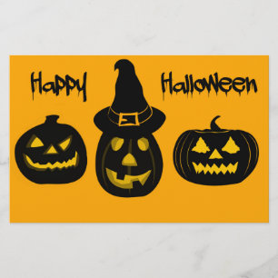 Halloween 3 stationery