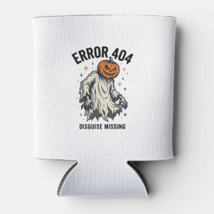 Halloween 404 Costume Pumpkin Ghost Error Design_1 Can Cooler