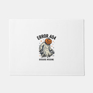 Halloween 404 Costume Pumpkin Ghost Error Design_1 Doormat