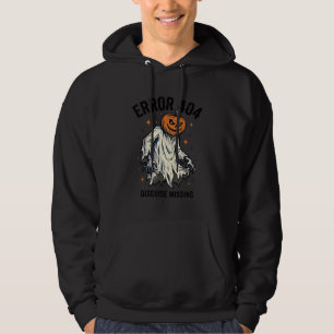 Halloween 404 Costume Pumpkin Ghost Error Design_1 Hoodie