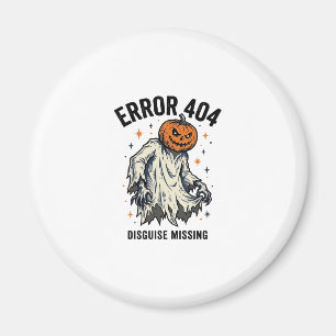 Halloween 404 Costume Pumpkin Ghost Error Design_1 Magnet