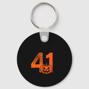 Halloween 41 Forty One Four Meme Slang Birthday 41 Key Ring