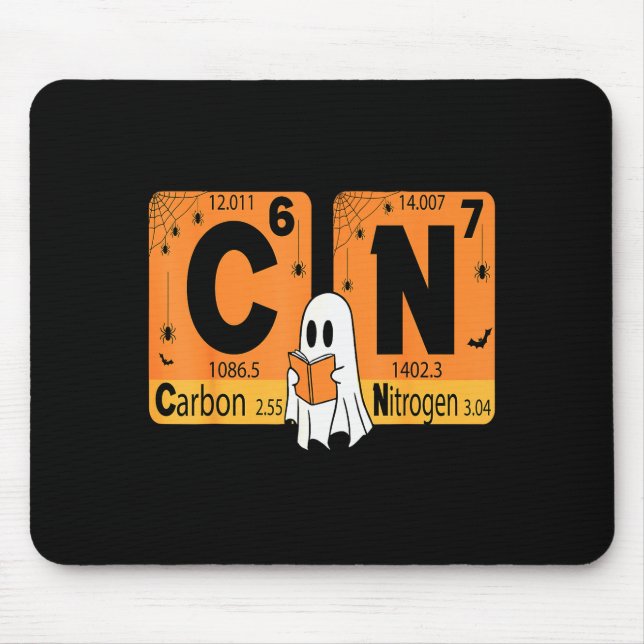 Halloween 67 Meme Science Chemistry Humour Periodi Mouse Pad (Front)
