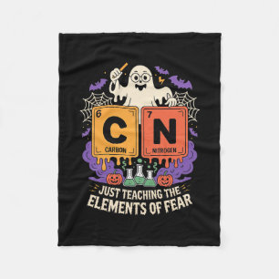 Halloween 67 Meme Science Chemistry Teacher Period Fleece Blanket