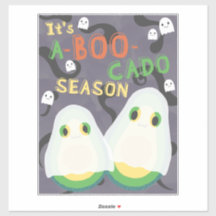 Halloween A-BOO-Cado Spooky Cute Avocado Ghosts