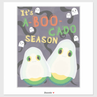 Halloween A-BOO-Cado Spooky Cute Avocado Ghosts