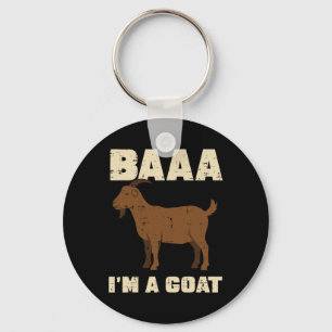 Halloween A Im Goat Funny Animal Costume Men Women Key Ring