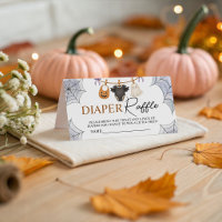 Halloween A Little Boo Diaper Raffle Tickets