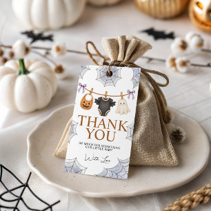 Halloween A Little Boo Favour Thank You Tag