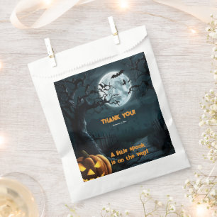 Halloween A Little Spook Pumpkin Baby Shower Favour Bag