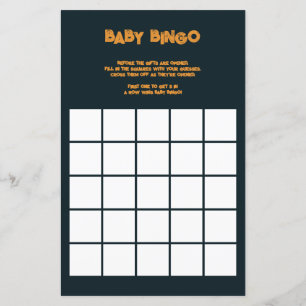 Halloween A Little Spook Pumpkin Baby Shower Game