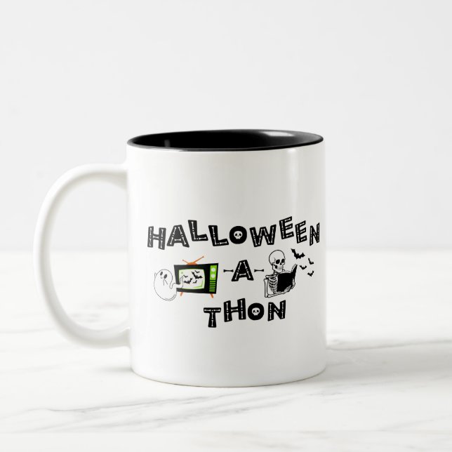 Halloween-a-thon 2 Sided Mug (Left)