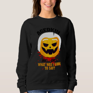 Halloween Accessories Halloween Mask Trick Or Trea Sweatshirt