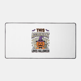 Halloween Accountant Funny Spooky Tax Season_1 Desk Mat
