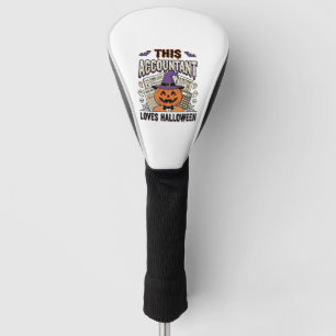 Halloween Accountant Funny Spooky Tax Season_1 Golf Head Cover