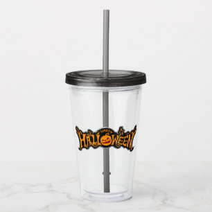 Halloween Acrylic Tumbler