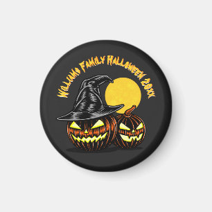 Halloween Add Family Name Year Customise Magnet
