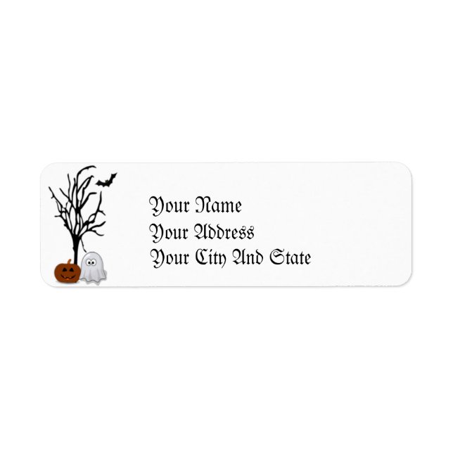 Halloween Address Labels (Front)