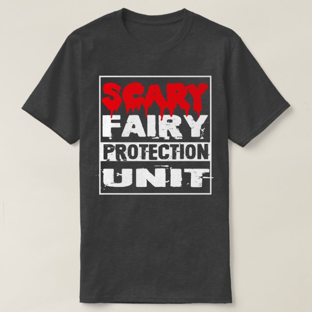 Halloween Adult Costume Fairy Scary Protection Uni T-Shirt (Design Front)