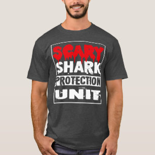 Halloween Adult Costume Shark Scary Protection Uni T-Shirt