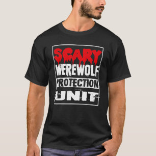 Halloween Adult Costume Werewolf Scary Protection T-Shirt