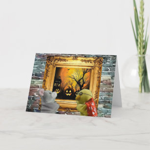 Halloween Adventure. Greeting Card