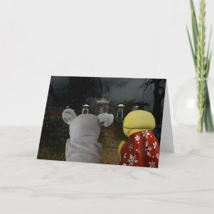 Halloween Adventure. Greeting Card