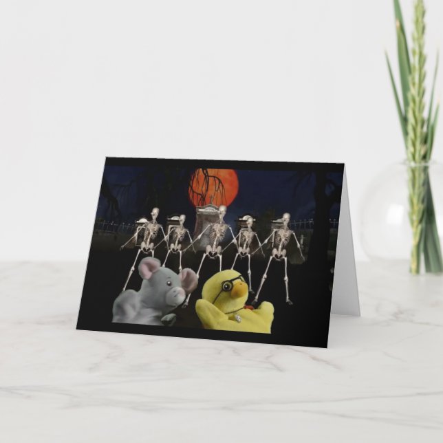 Halloween Adventure. Greeting Card (Front)