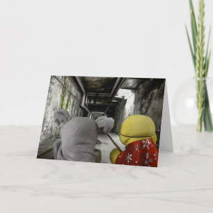 Halloween Adventure. Greeting Card