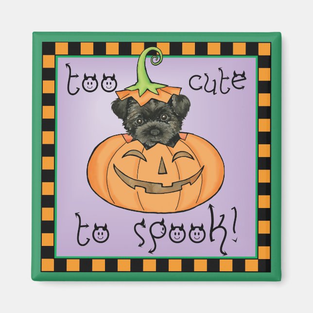 Halloween Affenpinscher Magnet (Front)