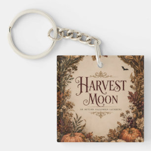 Halloween After Dark , Moody Candlelight Party Key Ring