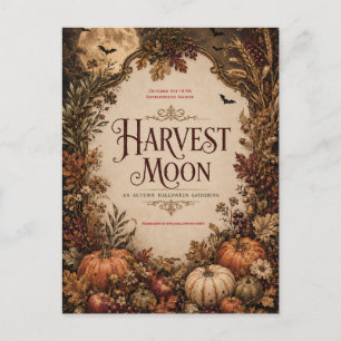 Halloween After Dark , Moody Candlelight Party Postcard