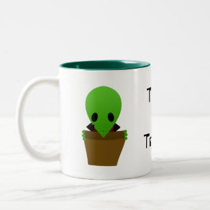 Halloween  Alien Vampire Two-Tone Coffee Mug