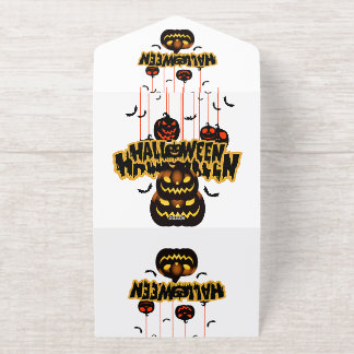 Halloween  all in one invitation