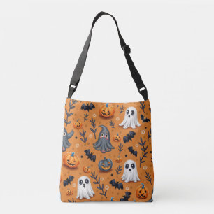 Halloween All-Over-Print Cross Body Bag, Medium Crossbody Bag
