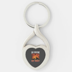 Halloween Alpaca Graveyard Did Someone Say Treat D Key Ring
