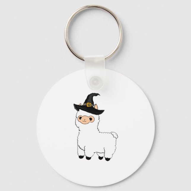 Halloween Alpaca Key Ring (Front)