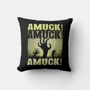 Halloween Amuck Amuck Halloween Birthday Cushion