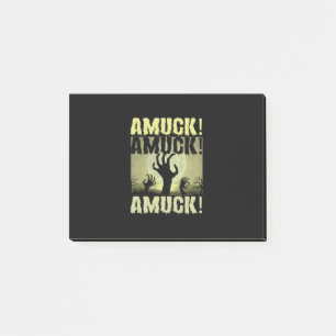 Halloween Amuck Amuck Halloween Birthday Post-it Notes