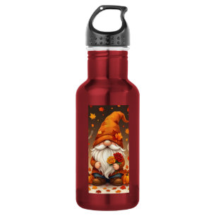halloween and autumn greetings card 532 ml water bottle