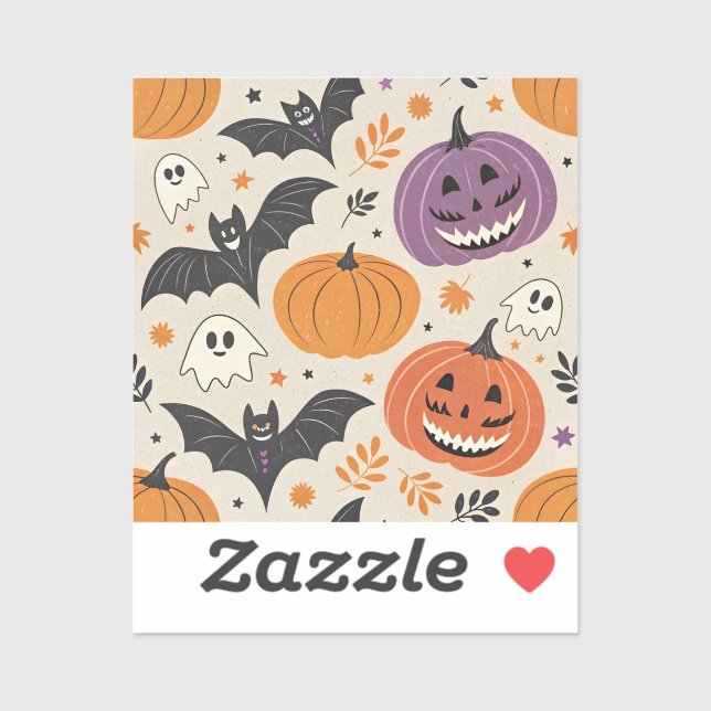 Halloween and autumn pattern   (Sheet)