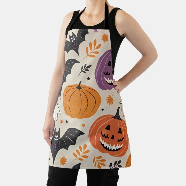 Halloween and autumn pattern   apron (Insitu)