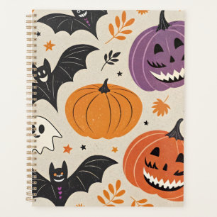 Halloween and autumn pattern planner