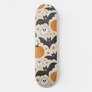 Halloween and autumn pattern   skateboard