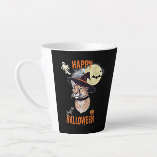 halloween animals latte mug