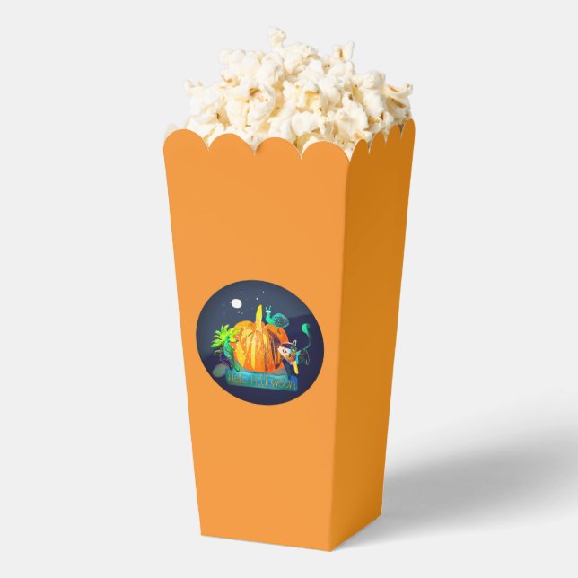 Halloween Animals & Pumpkin Trick or Treat  Favour Box (Popped)